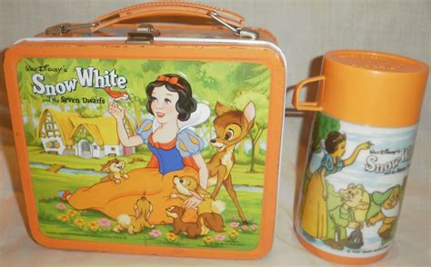 snow white metal lunch box|Snow White Lunchbox .